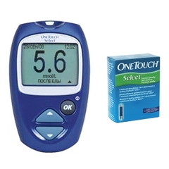 Глюкометр One Touch Select+50 тест-полоск Глюкометр One Touch Select+50 тест-полоск